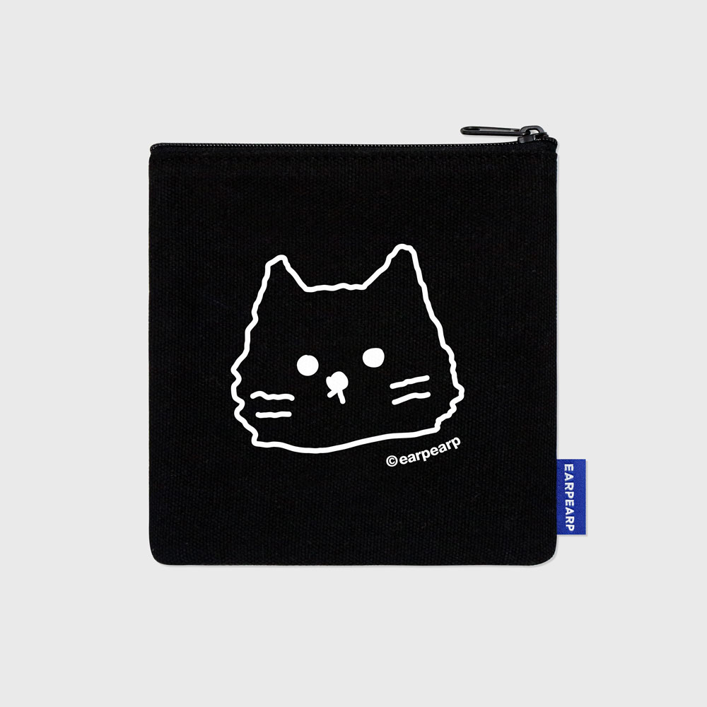 FACE AWESOME CAT-BLACK(파우치)