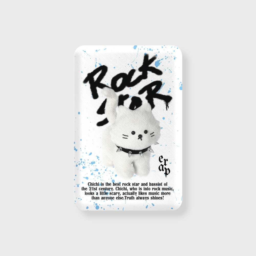 ROCK STAR CHICHI-WHITE(보조배터리-무선충전)