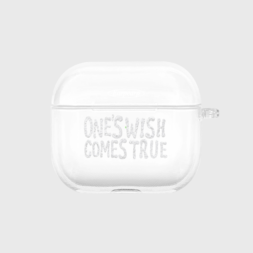 ONES WISH COMES TRUE-WHITE(에어팟3-클리어하드)