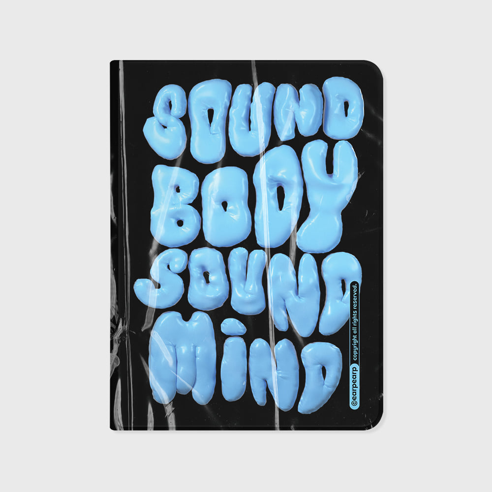 SOUND BODY SOUND MIND-BLACK(아이패드-커버)