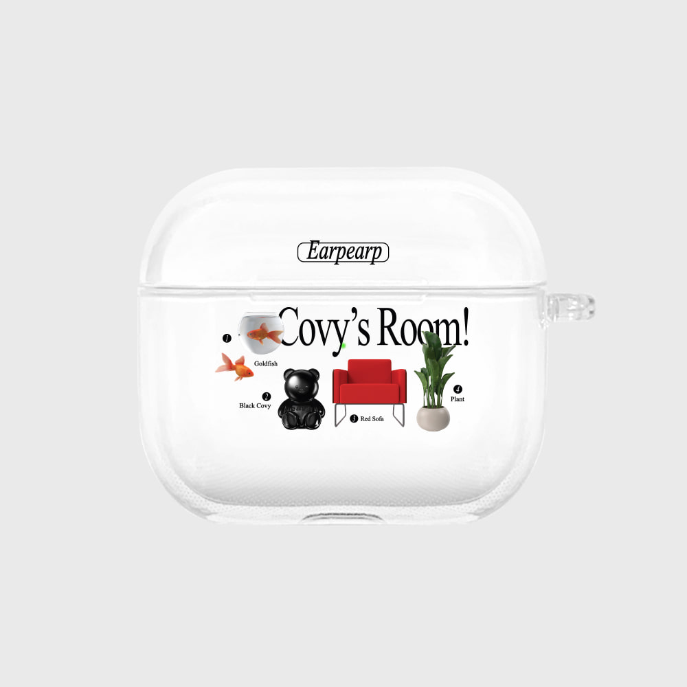 COVY ROOM OBJECT(에어팟3-클리어하드)